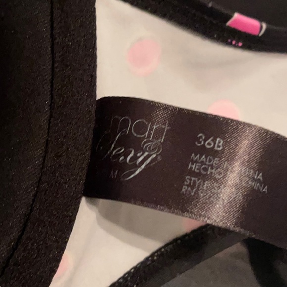 Pink Polka Dot Bikini Top - Picture 4 of 4